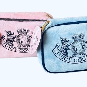 NWT Juicy Couture Pink and Blue Jewelry Travel Organizers